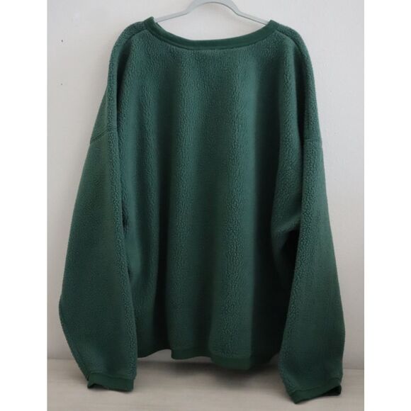 Nike FB8378-323 Men Sz 2XL Green Club Fleece Winterized Crew Neck Sweatshirt - Picture 2 of 11